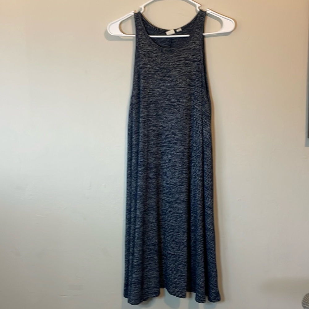 Gap sleeveless swing dress. Navy space dye. Size XS.